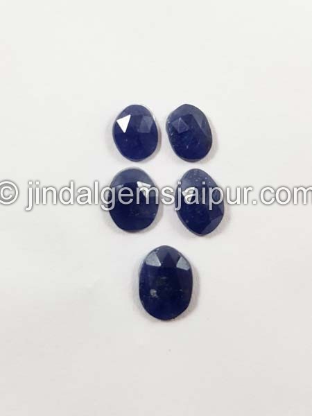 Blue Sapphire Rose Cut Slices